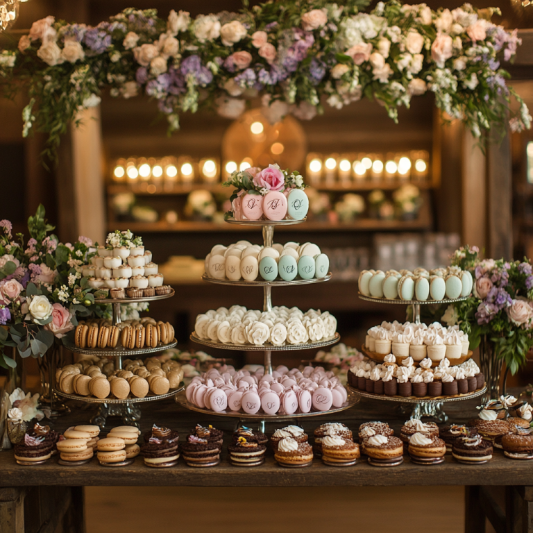 Edible Wedding Favors - An elegant display of edible favors